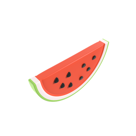 Rodajas de sandia  3D Illustration