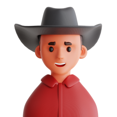 Rodeo Announcer  3D Icon