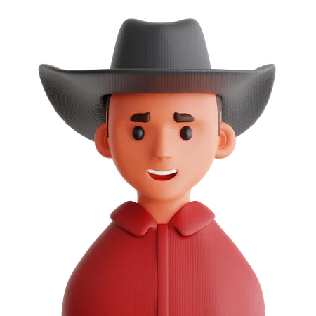 Rodeo Announcer  3D Icon