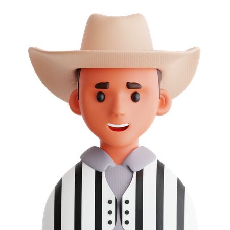 Rodeo Judge  3D Icon