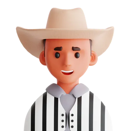 Rodeo Judge  3D Icon