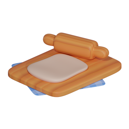 Rodillo  3D Icon