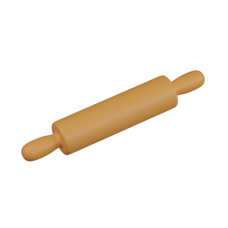 Rodillo  3D Icon