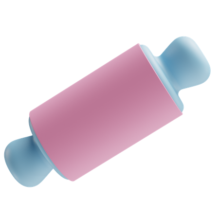 Rodillo  3D Icon