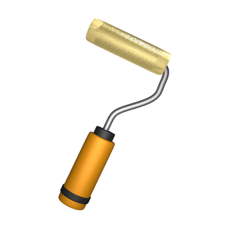 Rodillo  3D Icon