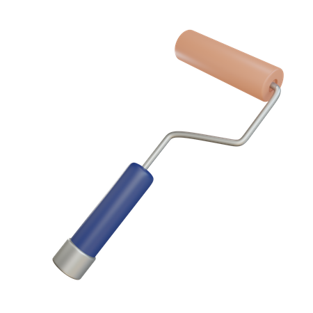 Rodillo  3D Icon
