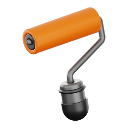 Rodillo  3D Icon
