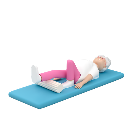Rodillo de rehabilitación  3D Icon
