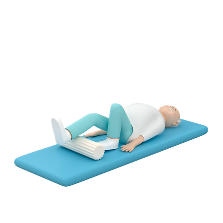Rodillo de rehabilitación  3D Icon