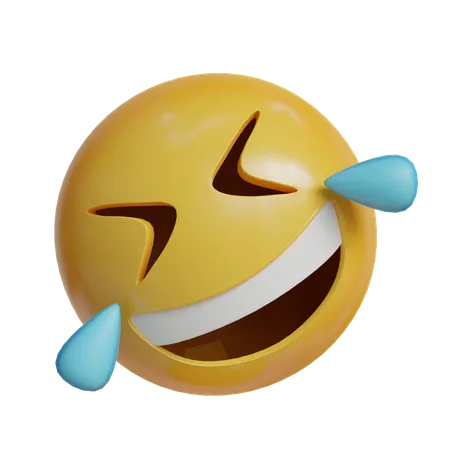 Angulo Frontal De Emoji 3 D De Rofl 3D Icon