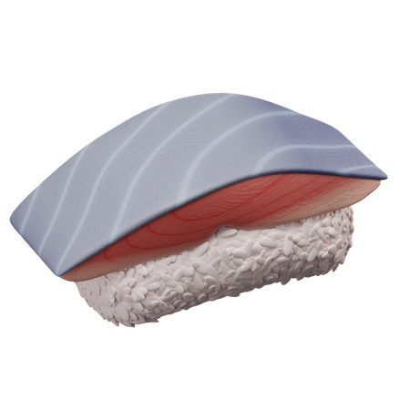 Roher Fisch  3D Illustration