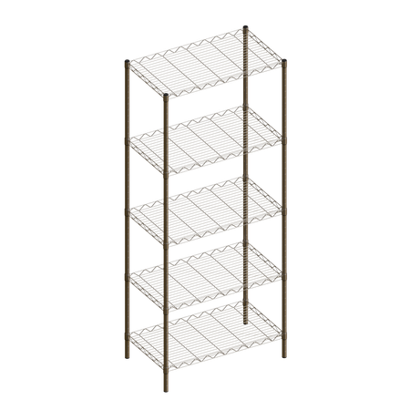 Rohrstahlregale  3D Icon