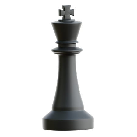 Roi d'échecs  3D Icon