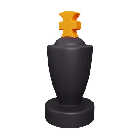 Roi d'échecs  3D Icon