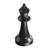 pièce d'échecs roi noir