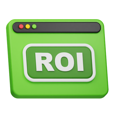 Roi Website  3D Icon