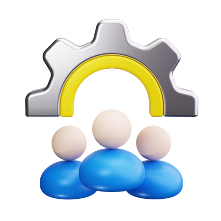 Rôles d'équipe  3D Icon