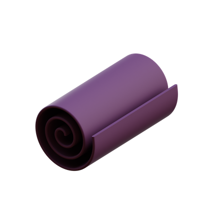 Roll  3D Illustration