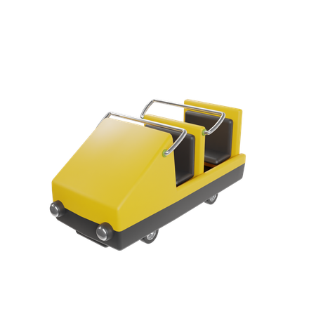 Roll Coaster Seat  3D Icon
