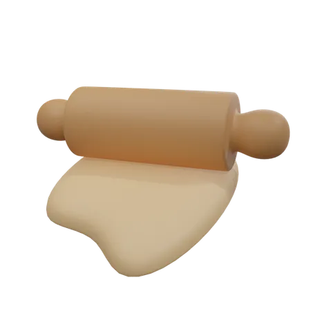 Roll Dough  3D Icon