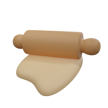 Roll Dough  3D Icon