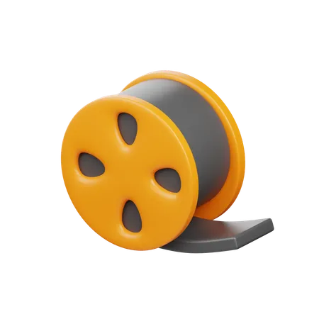 Roll Film  3D Icon