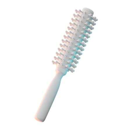 ロールヘアコーム  3D Icon