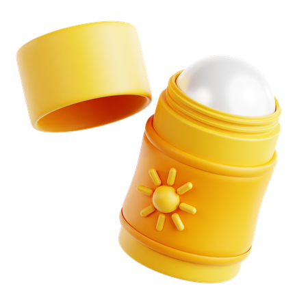 Roll-On Sunscreen  3D Icon