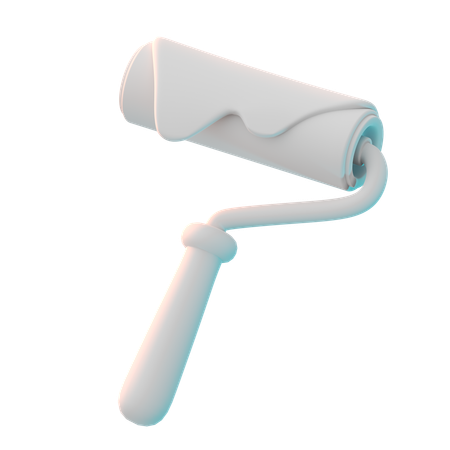 Roll Paintbrush  3D Icon