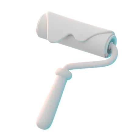 Roll Paintbrush  3D Icon