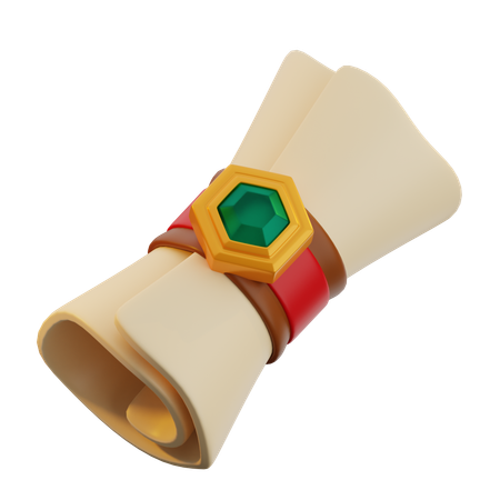 Roll Paper  3D Icon