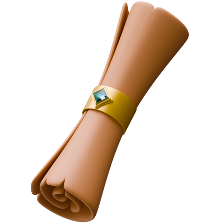 Roll Paper  3D Icon