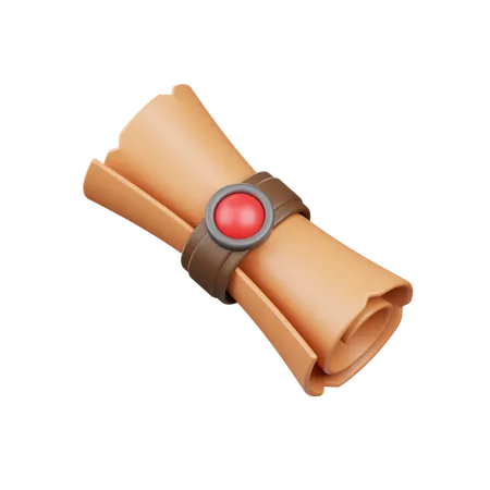 Roll Paper  3D Icon