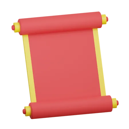 Roll Paper  3D Icon