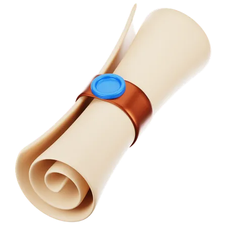 Roll Paper  3D Icon