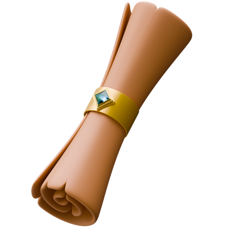 Roll Paper  3D Icon