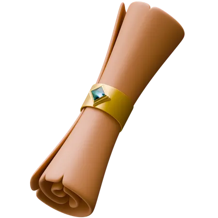 Roll Paper  3D Icon