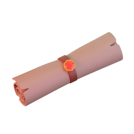 Roll Paper  3D Icon