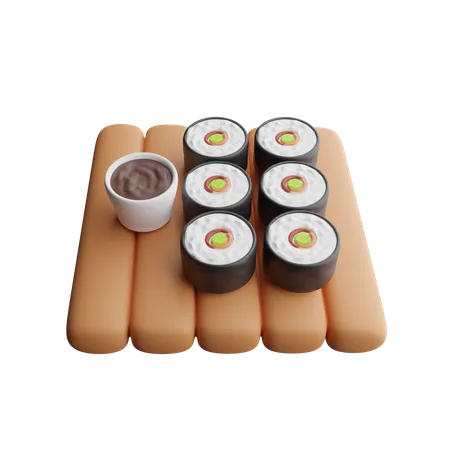 Roll Sushi Download This Item Now 3D Icon