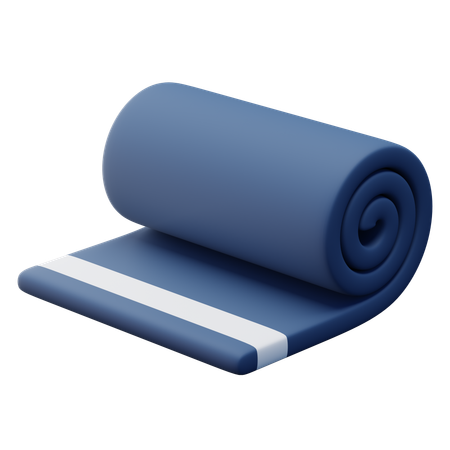 Rolled Gym Towel  3D Icon