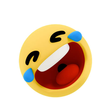Rollendes Lachen  3D Icon