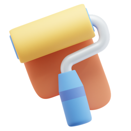 Roller  3D Icon