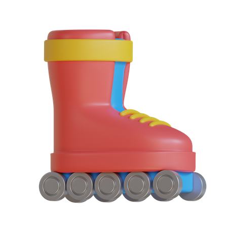 Roller Blade  3D Icon