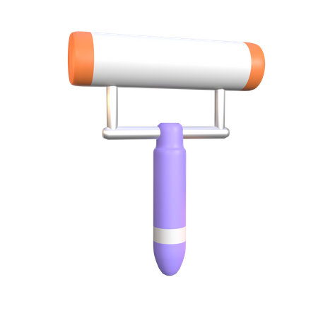 Roller Brush  3D Icon