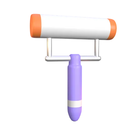 Roller Brush  3D Icon