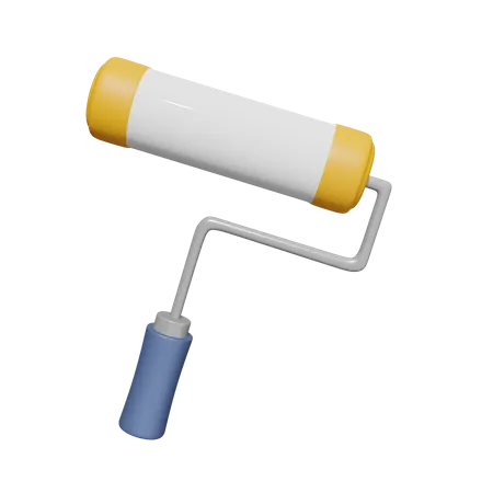 Roller Brush  3D Icon