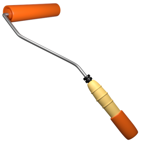 Roller Brush  3D Icon