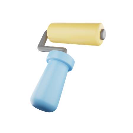 Roller Brush  3D Icon