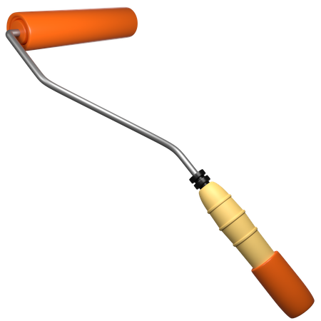 Roller Brush  3D Icon