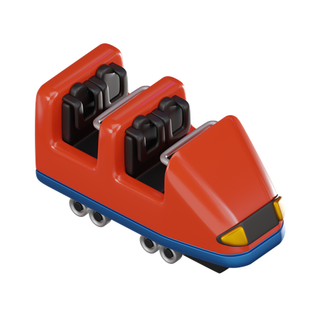 Roller Coaster  3D Icon